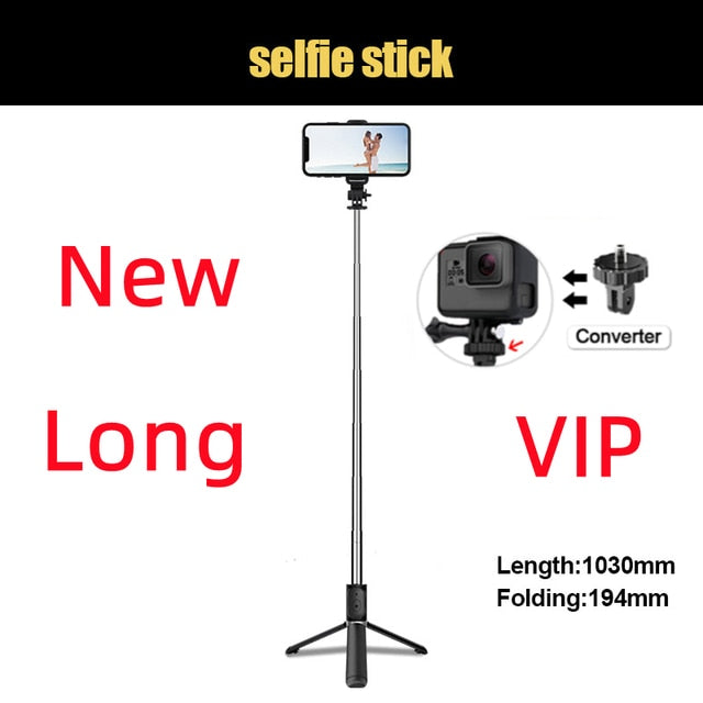 FANGTUOSI Extend Tripod For Smartphone Camera Selfie Tripods With Phone Holder 1/4 Screw Cold Shoe For Microphone Phone camera