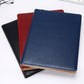 Customized Business Leather Notepad A4 File Organizer Portfolio Folder With Calculator