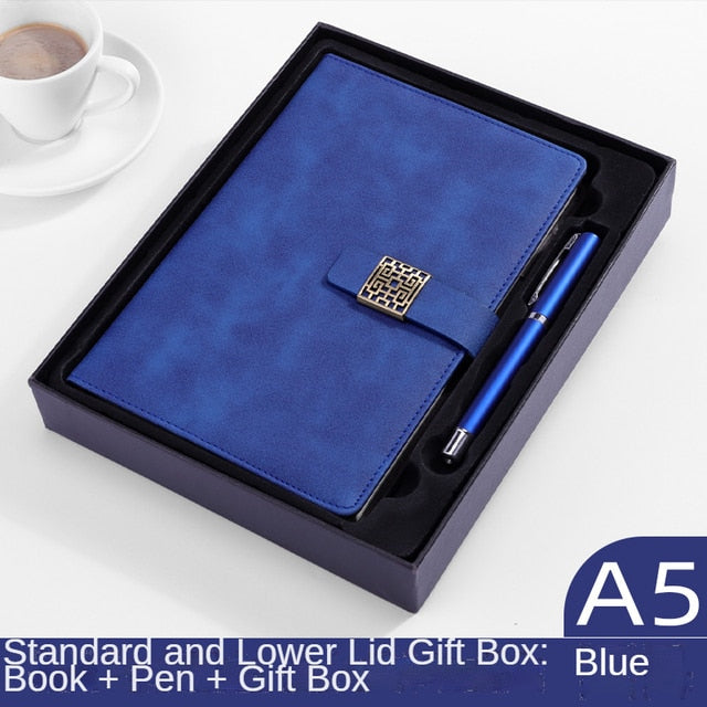 Customized Leather Signature Business A5 Notebook Office Stationery