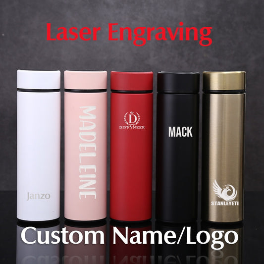 Signature Customized Smart Stainless Steel Thermos Travel Mugs