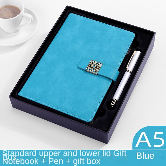 Customized Leather Signature Business A5 Notebook Office Stationery