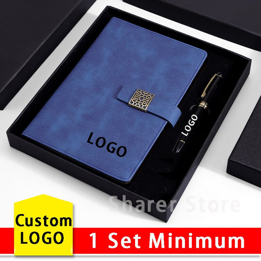 Customized Leather Signature Business A5 Notebook Office Stationery