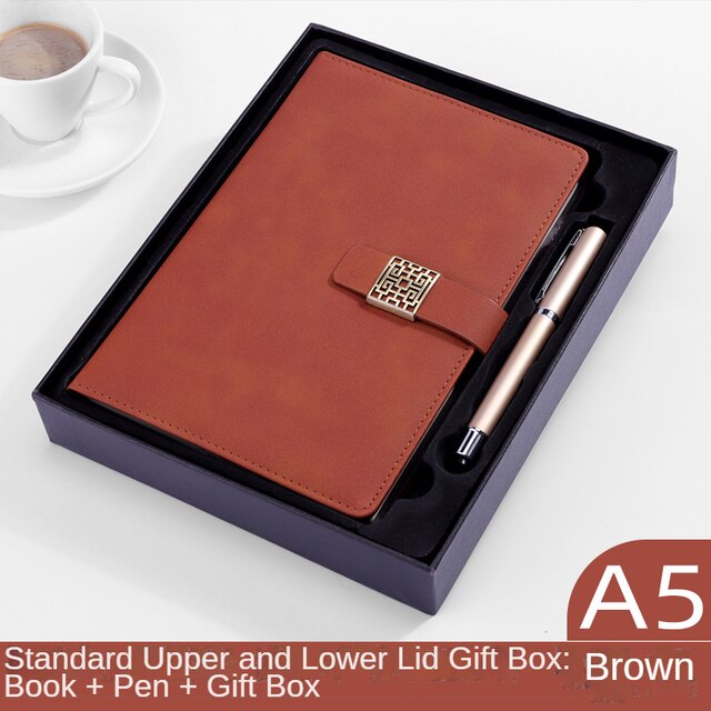 Customized Leather Signature Business A5 Notebook Office Stationery