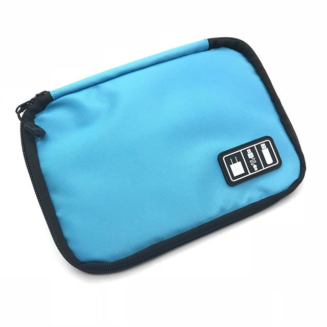 Tech Cable/USB Data Organizer Storage Travel Bag