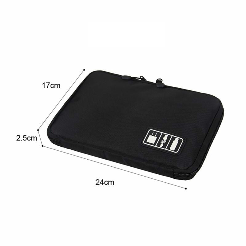 Tech Cable/USB Data Organizer Storage Travel Bag