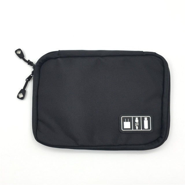 Tech Cable/USB Data Organizer Storage Travel Bag