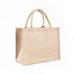 Personalized Signature Burlap Tote Bag