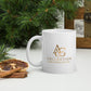 A&G Collection White Golden Glossy Mug